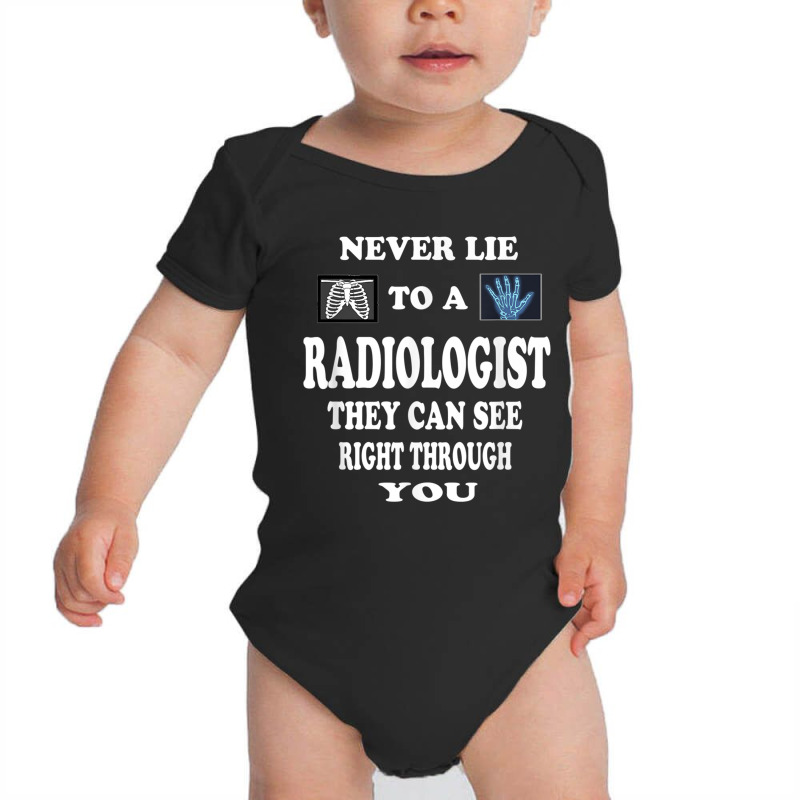 Radiologist Funny T Shirt Gift Idea Radiology Doctor Shirt Baby Bodysuit by cm-arts | Artistshot