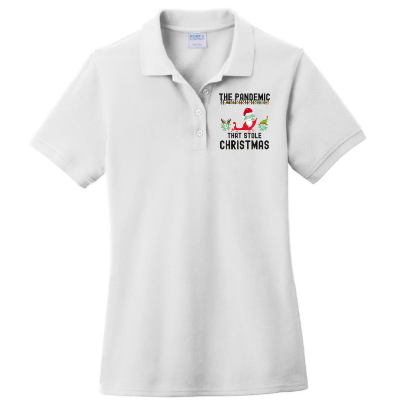 Pandemic That Stole Christmas 2020 Tacky Ugly Xmas Sweater T Shirt Ladies Polo Shirt | Artistshot