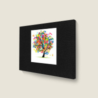 Yoga Gift Landscape Canvas Print | Artistshot