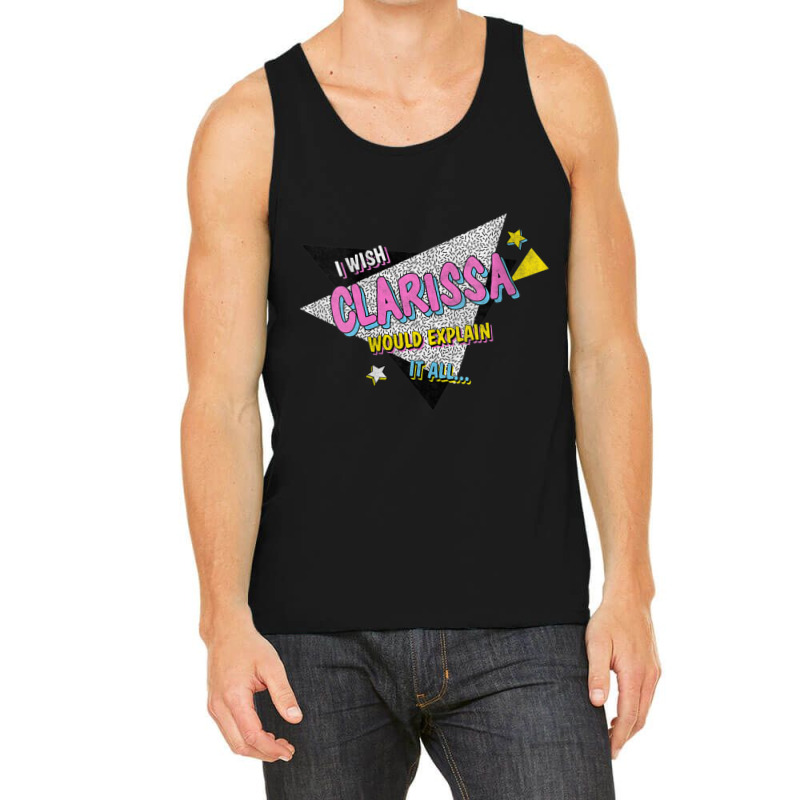 Womens Nickelodon Clarissa Explains It All I Wish She'd Explain It V-n Tank Top | Artistshot