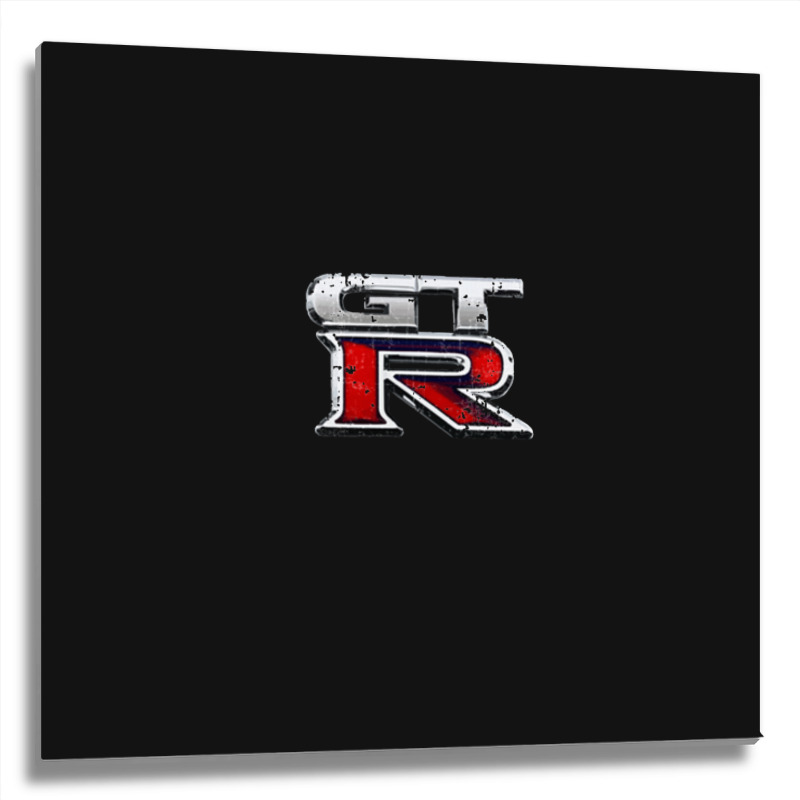 Gtr Carbon Fiber 1 Metal Print Square | Artistshot