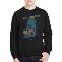 Womens 90s Hey Arnold On The Lookout V-neck Youth Sweatshirt | Artistshot