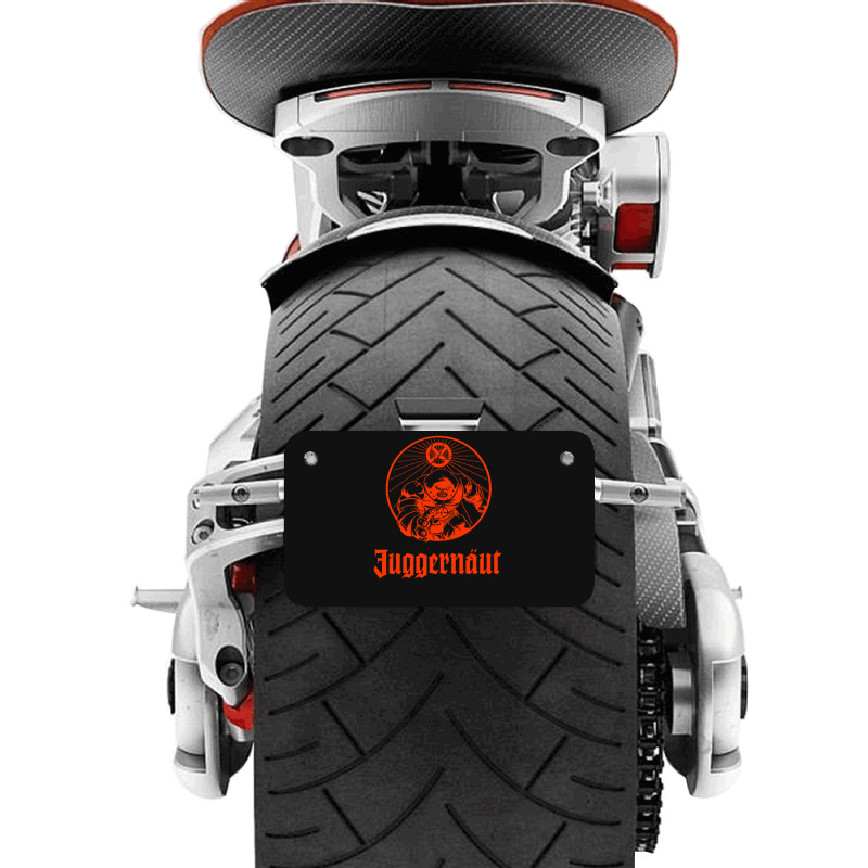 Anesthetic Juggernaut Motorcycle License Plate | Artistshot