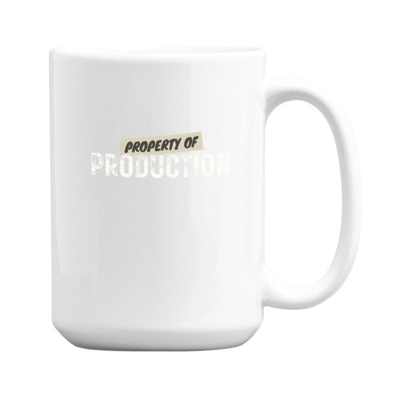 Property Of Production (filmtv) 15 Oz Coffee Mug | Artistshot