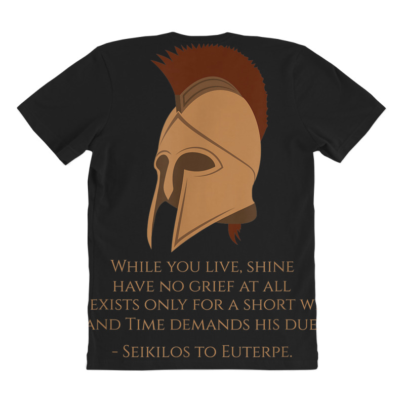 Ancient Greece   Seikilos Epitaph   Greek Music History All Over Women's T-shirt | Artistshot