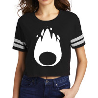 Calcifer Minimal White Classic Scorecard Crop Tee | Artistshot