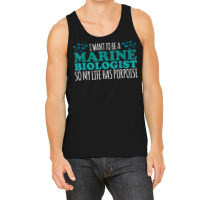 My Life Has Porpoise Future Marine Biologist T Shirt Tank Top | Artistshot