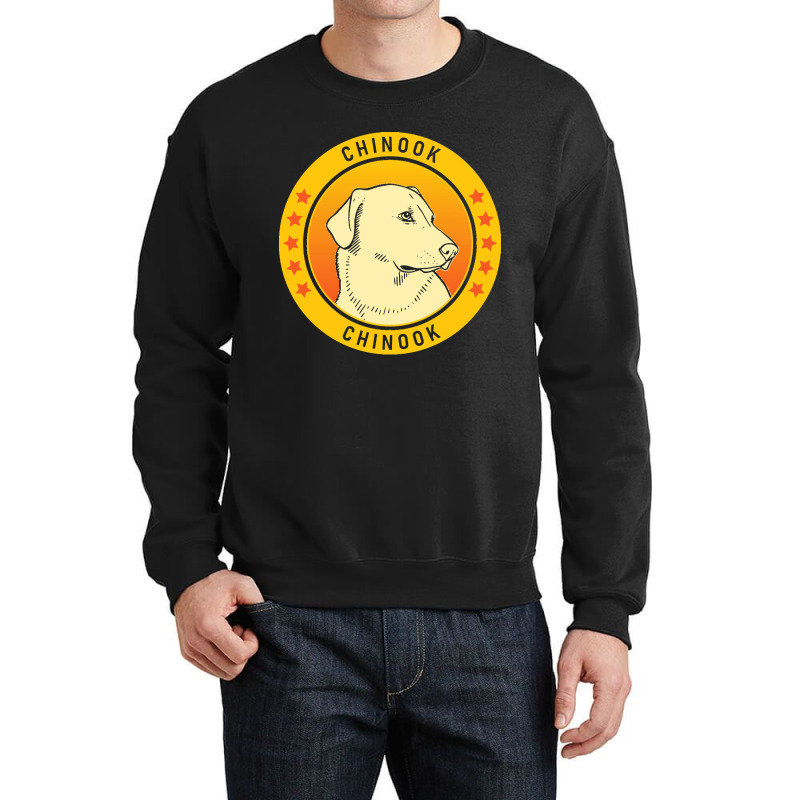 Chinook Chinook Dog Portrait Crewneck Sweatshirt | Artistshot