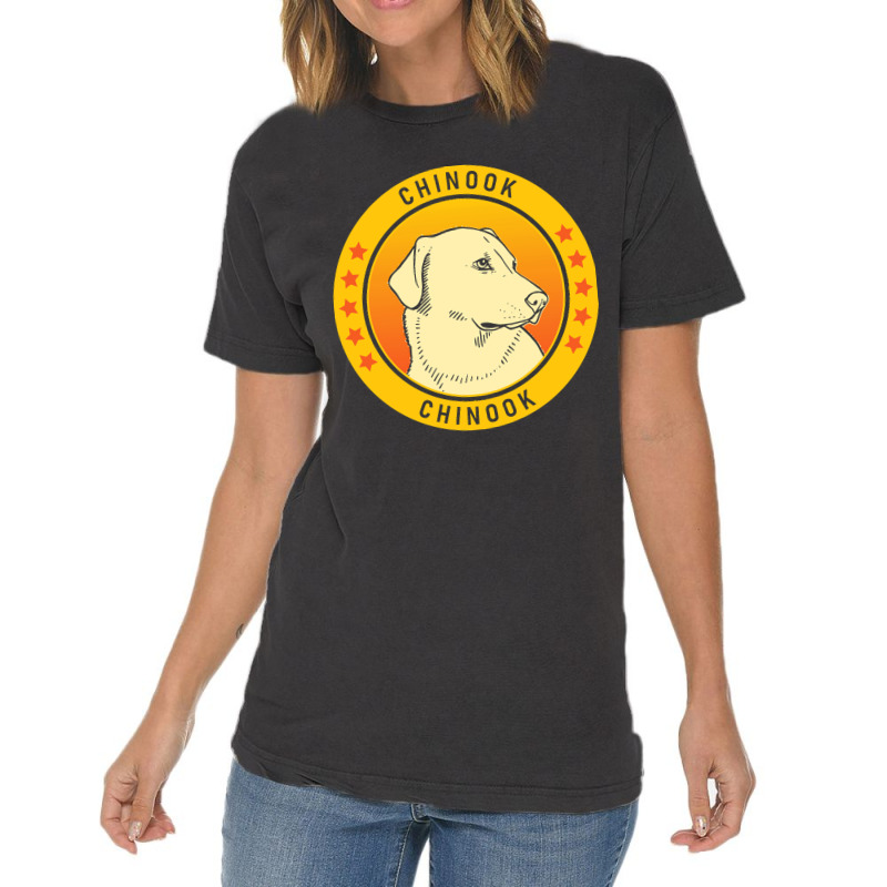 Chinook Chinook Dog Portrait Vintage T-shirt | Artistshot