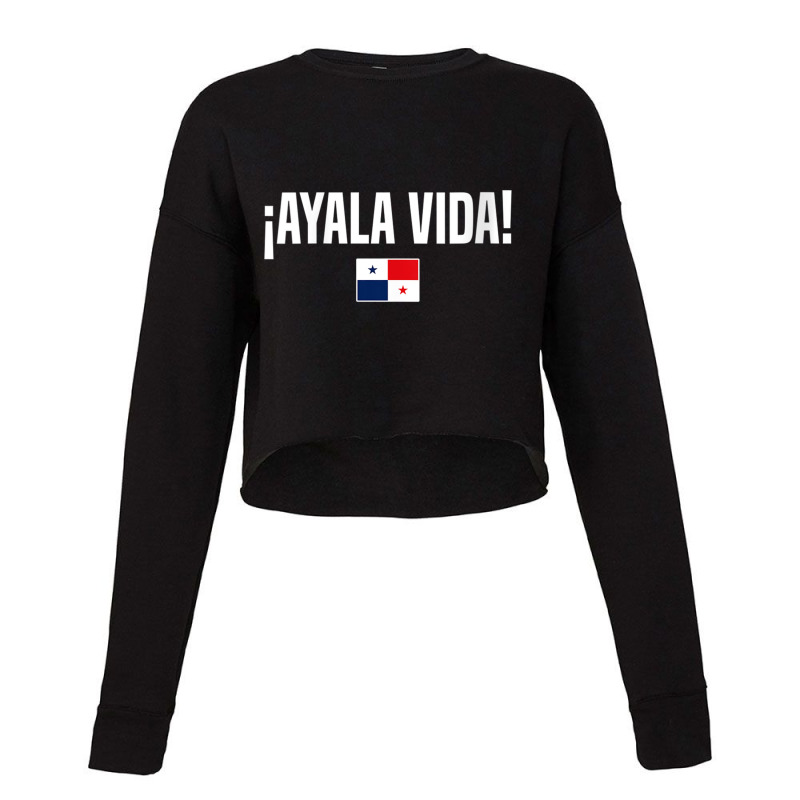 Womens Ayala Vida Panamanian Slang Panama Flag V Neck T Shirt Cropped Sweater by cm-arts | Artistshot