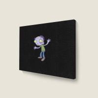 Cartoon Zombie Landscape Canvas Print | Artistshot