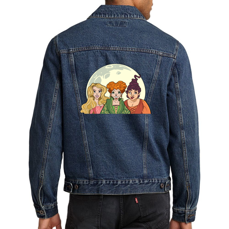 Witches Cuties Gift Men Denim Jacket | Artistshot