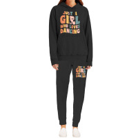 Just A Girl Who Loves Dancing Dancer Quote Hoodie & Jogger Set | Artistshot