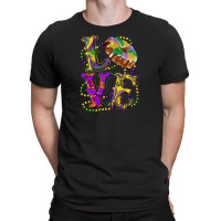 Mardi Gras Love With King Cake T-shirt | Artistshot