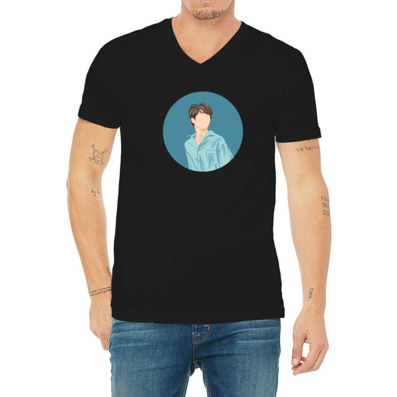 Young Foreverjin Silhouette Gift V-neck Tee | Artistshot