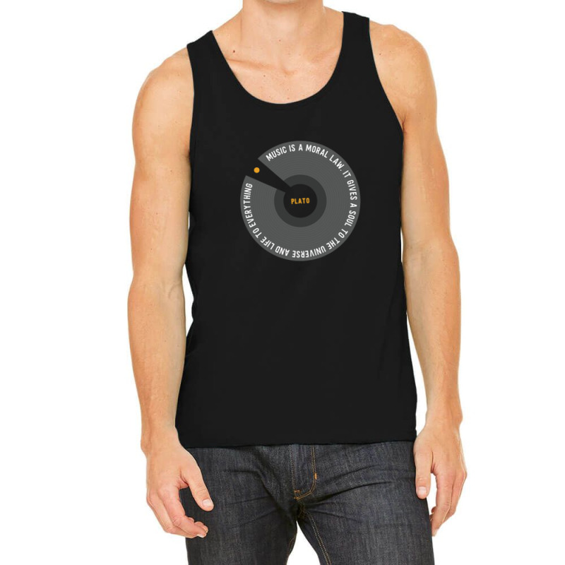 Music Is A Moral Law - Plato 1 Tank Top by saterseim | Artistshot