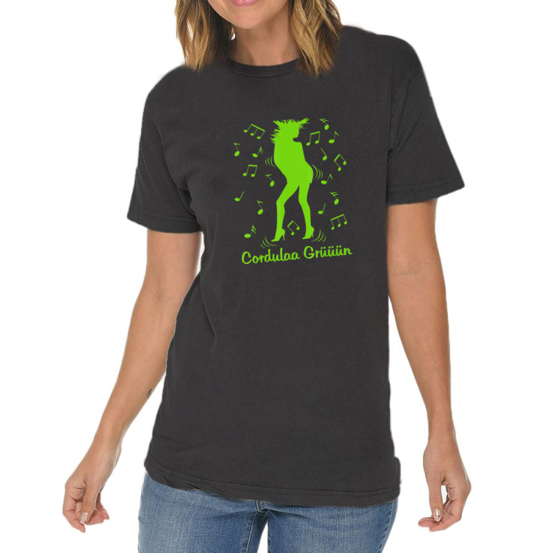 Cordula Dance Party Music Costume Green Carnival Sexy Vintage T-shirt | Artistshot