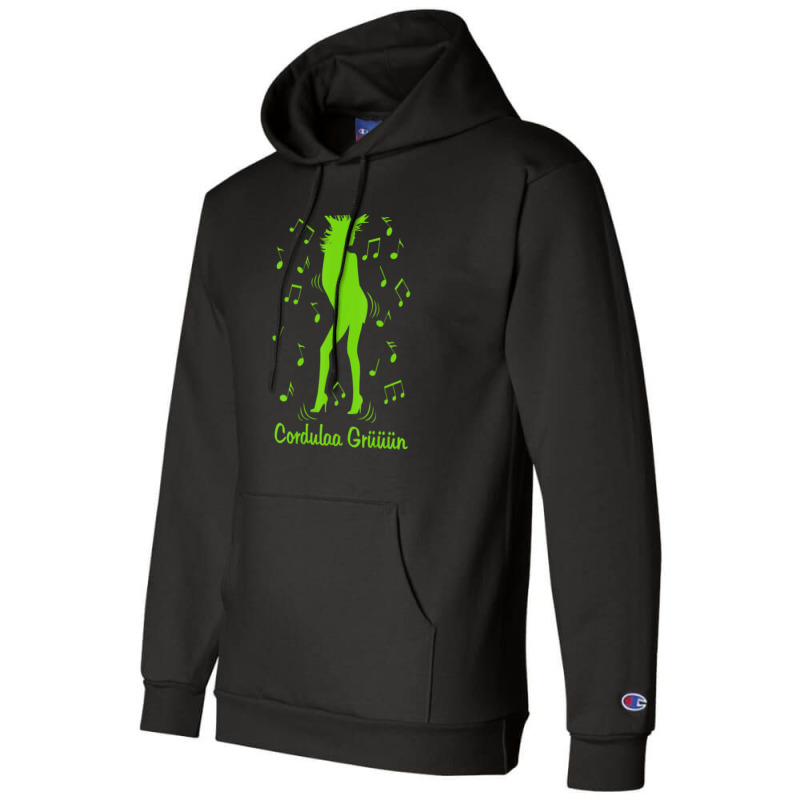 Cordula Dance Party Music Costume Green Carnival Sexy Champion Hoodie | Artistshot