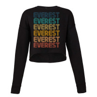 Retro Vintage Everest Classic Name Cool 80s 90s T Shirt Cropped Sweater | Artistshot