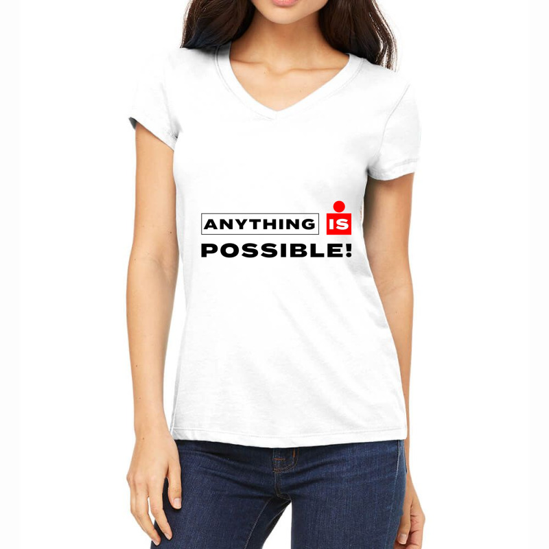 Anything Is Possible Women's V-Neck T-Shirt by YAMARIMULERO | Artistshot