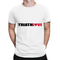 Cool Design For Triathlon With Lots Of Love T-shirt | Artistshot