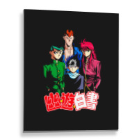 Yuyuhakusho Squad Gift Metal Print Vertical | Artistshot