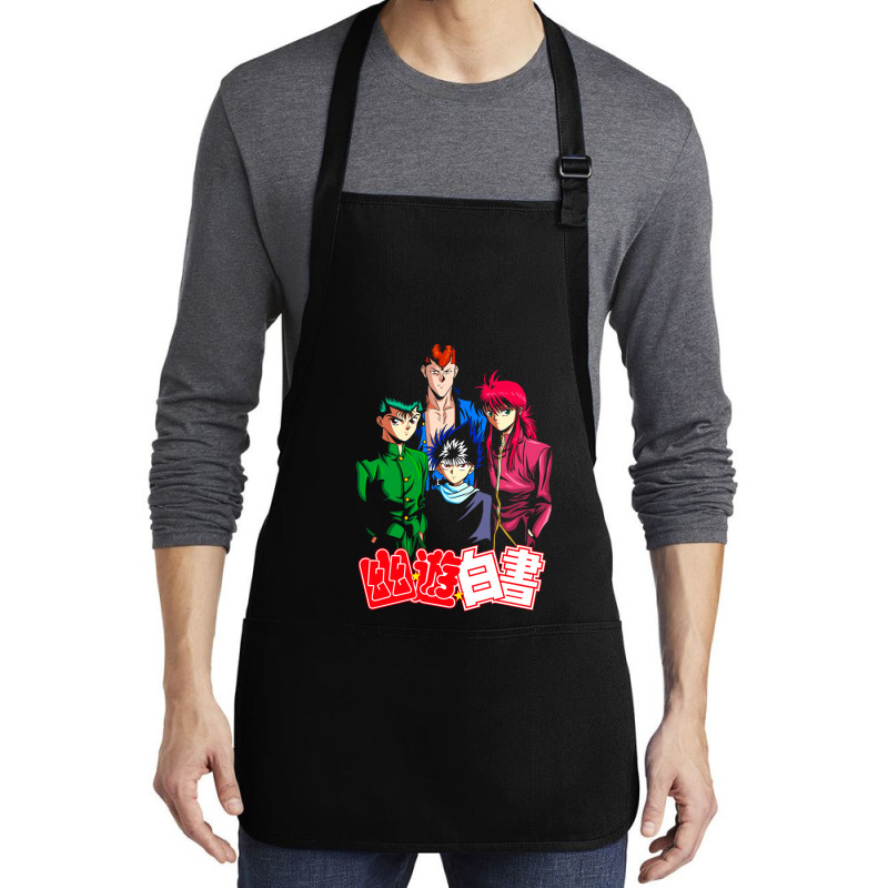 Yuyuhakusho Squad Gift Medium-length Apron | Artistshot