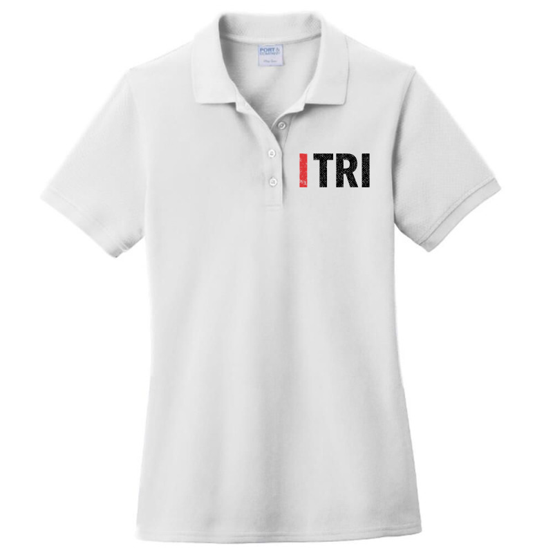 I Tri Ladies Polo Shirt by YAMARIMULERO | Artistshot