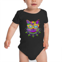 Cat Mardi Gras Baby Bodysuit | Artistshot