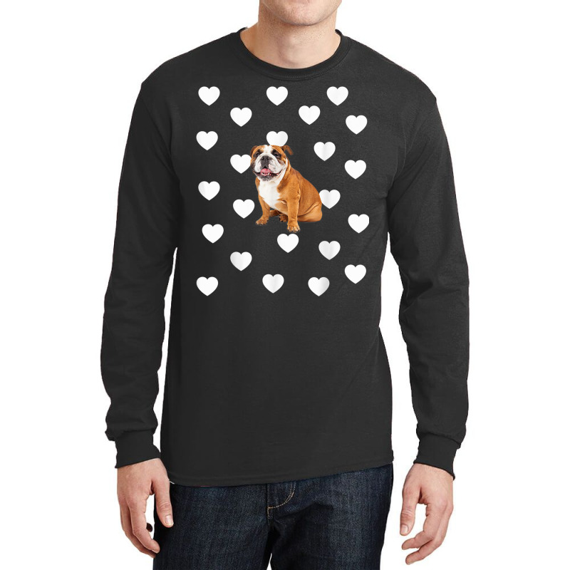 English Bulldog Dog Theme Baby Gender Neutral Nursery Room Long Sleeve Shirts | Artistshot