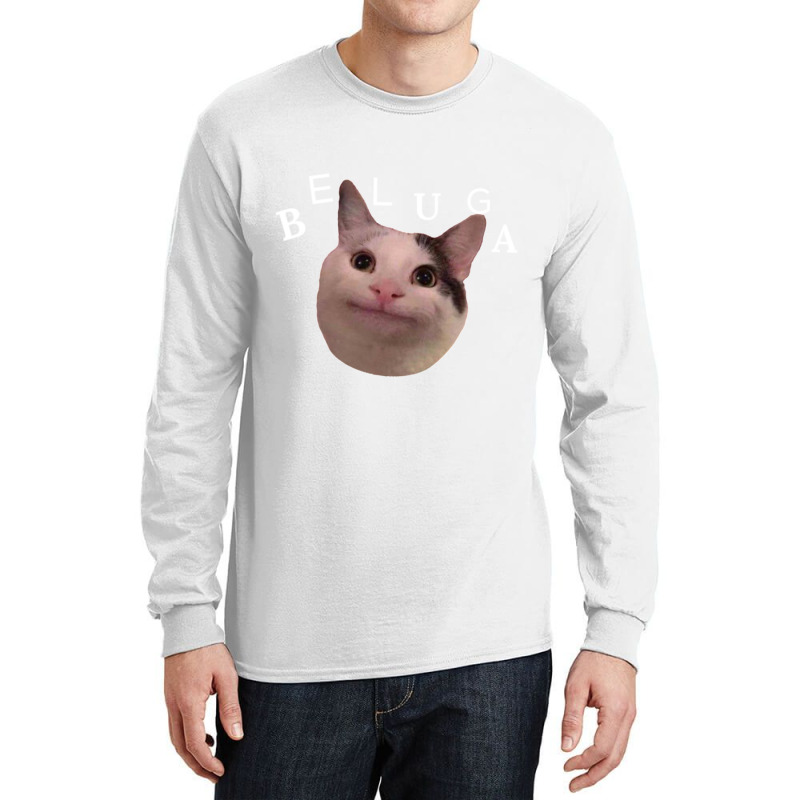 Beluga Cat Discord Long Sleeve Shirts | Artistshot