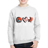 Peace Love Vsg Bariatric Surgery Gastric Sleeve Medical Gift T Shirt Youth Sweatshirt | Artistshot