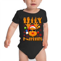 Deaf Christmas Reindeer Tee Asl American Sign Language Tee U Baby Bodysuit | Artistshot