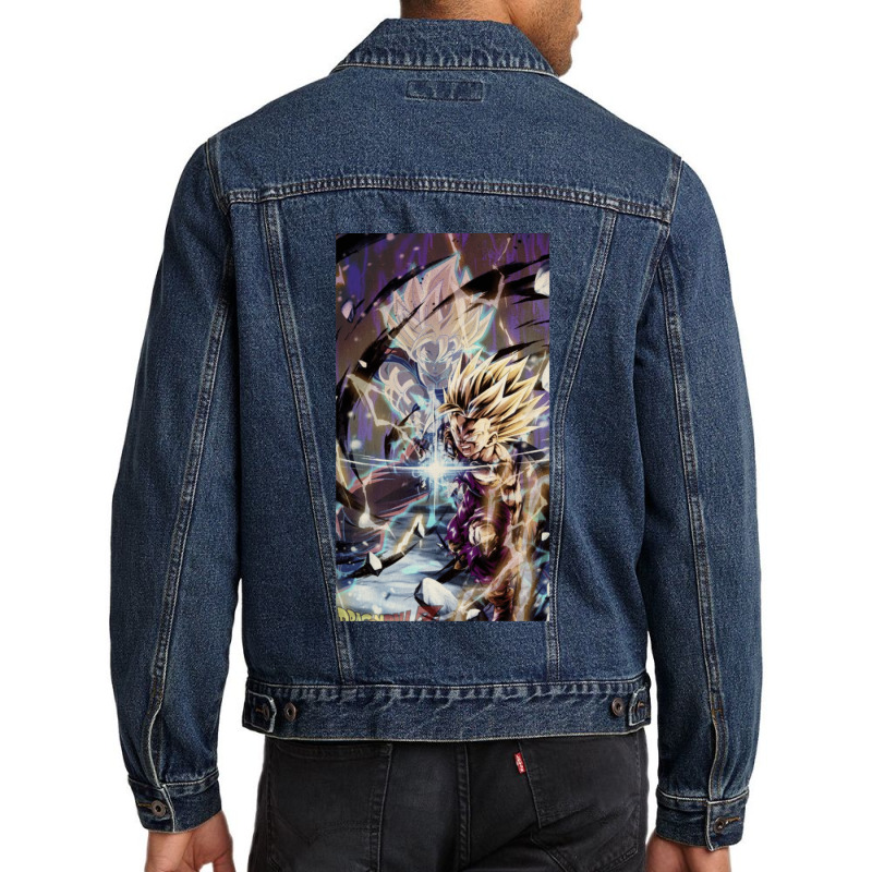 Father And Son Kamehameha For Friend Men Denim Jacket | Artistshot