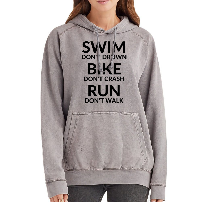 Swimbikerun Vintage Hoodie by YAMARIMULERO | Artistshot