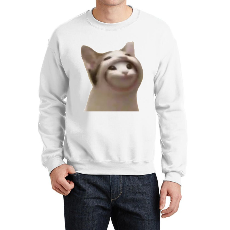 Beluga Cat Smiling Beluga Crewneck Sweatshirt | Artistshot