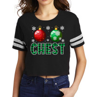 Chest Nuts Christmas Light Matching Couple Chestnuts Scorecard Crop Tee | Artistshot