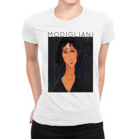 Amedeo Modigliani Jeune Femme Margherita For Artists Premium T Shirt Ladies Fitted T-shirt | Artistshot