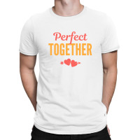 Orange And Yellow Modern Couples T-shirt | Artistshot