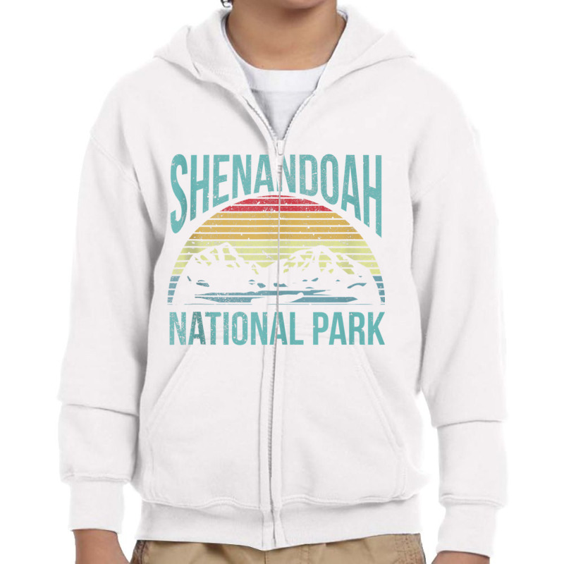 Retro Vintage National Park   Shenandoah National Park Tank Top Youth Zipper Hoodie by cm-arts | Artistshot