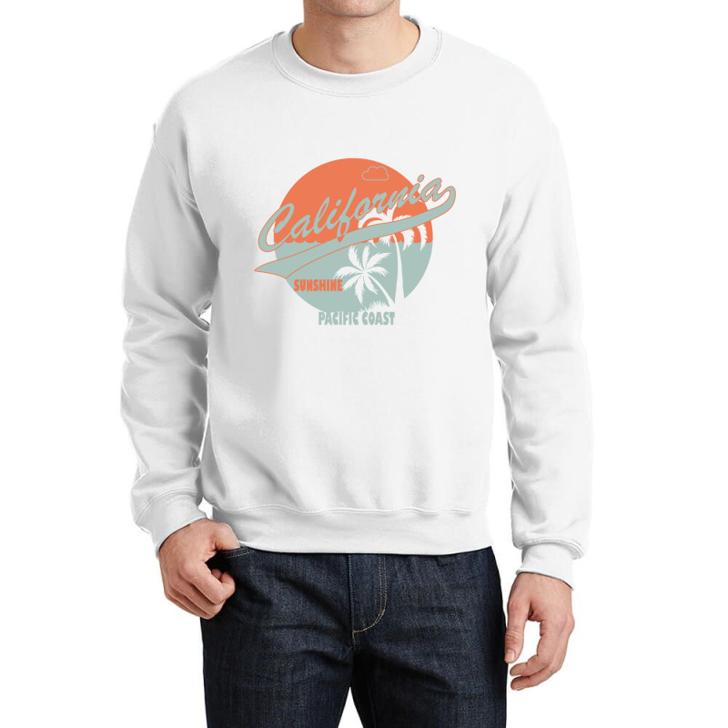 Pacific Coast California Crewneck Sweatshirt | Artistshot