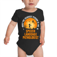 Halloween Speech Language Pathologist For Men & Women Baby Bodysuit | Artistshot