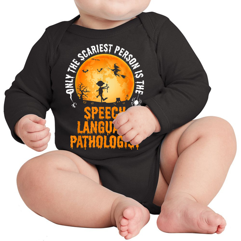 Halloween Speech Language Pathologist For Men & Women Long Sleeve Baby Bodysuit by Queens | Artistshot