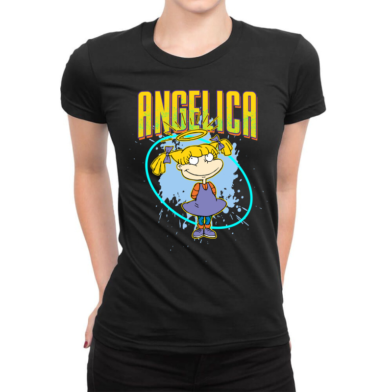 Mademark X Rugrats   Angelica Pickles Sweatshirt Ladies Fitted T-Shirt by cm-arts | Artistshot