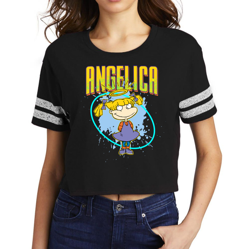 Mademark X Rugrats   Angelica Pickles Sweatshirt Scorecard Crop Tee by cm-arts | Artistshot