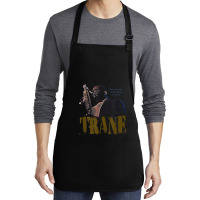 Coltrane Wisdom Jazz Saxophone Musician Medium-length Apron | Artistshot