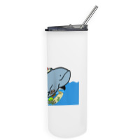 Blue Whale, Marine Sea Animal, Ocean Life, Surf, Art Work Raglan Baseb Skinny Tumbler | Artistshot