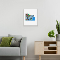 Blue Whale, Marine Sea Animal, Ocean Life, Surf, Art Work Raglan Baseb Metal Print Vertical | Artistshot