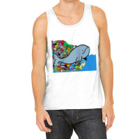 Blue Whale, Marine Sea Animal, Ocean Life, Surf, Art Work Raglan Baseb Tank Top | Artistshot