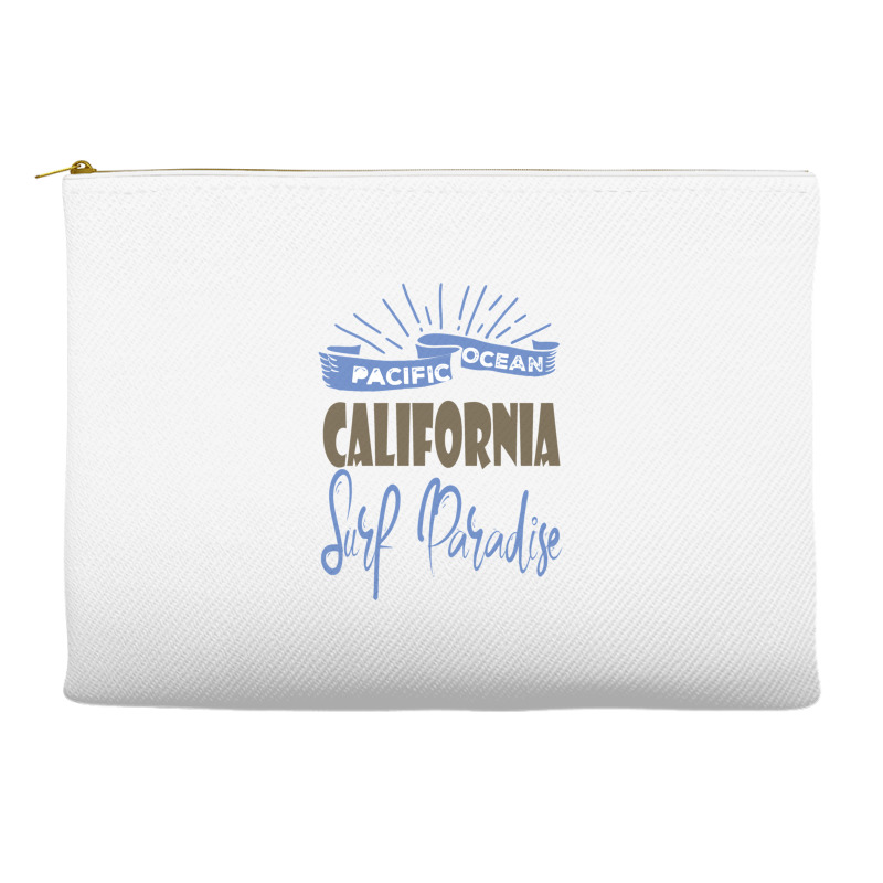 Pacific Ocean California Surf Paradise Accessory Pouches | Artistshot